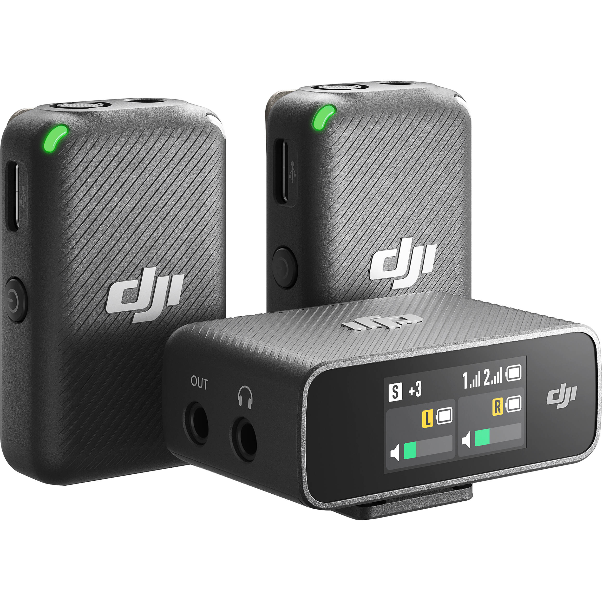 DJI Mic vezeték nélküli csiptetős dual mikrofon rendszer (2TX+1RX)
