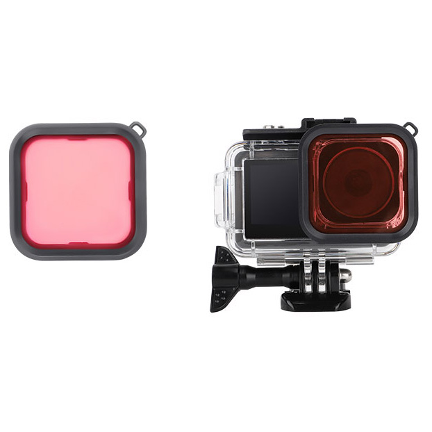 DJI Action 3 és 4 Diving szűrő (Pink Snorkel)
