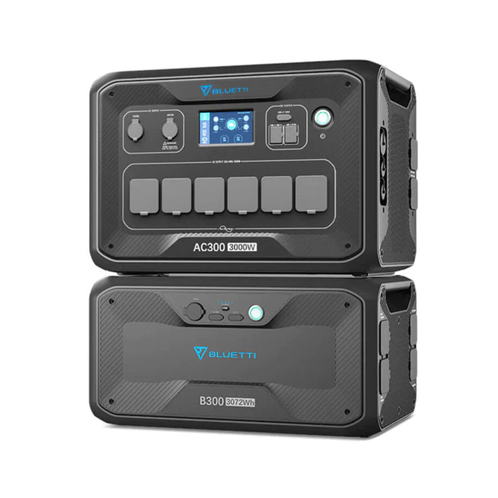 Bluetti AC300 Home Battery Backup (3000W) + B300 (1 db) extra akkumulátor combo (3072 Wh)