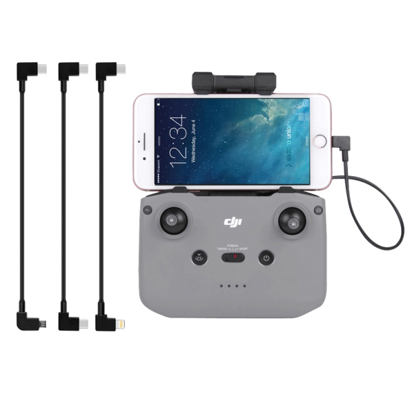 DJI Mavic 3 / Air 2 / Air 2S / Air 3 / Mini 2 / Mini 3 USB adatkábel tablethez és telefonhoz (iOS, 30 cm)