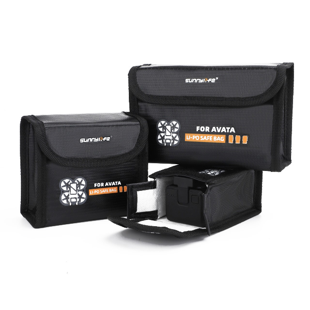 DJI Avata / Mini 2, 3 és 4 akkumulátor Safe Bag (tűzálló akkumulátor tároló tasak, 1 darabos)