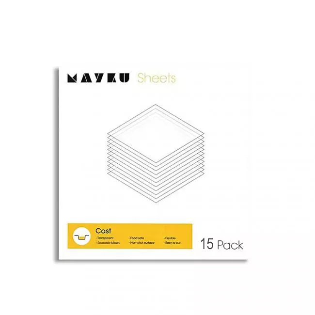 Mayku Formbox Cast/Clear 1,0 mm vákuumformázó lap (10 darabos, víztiszta)