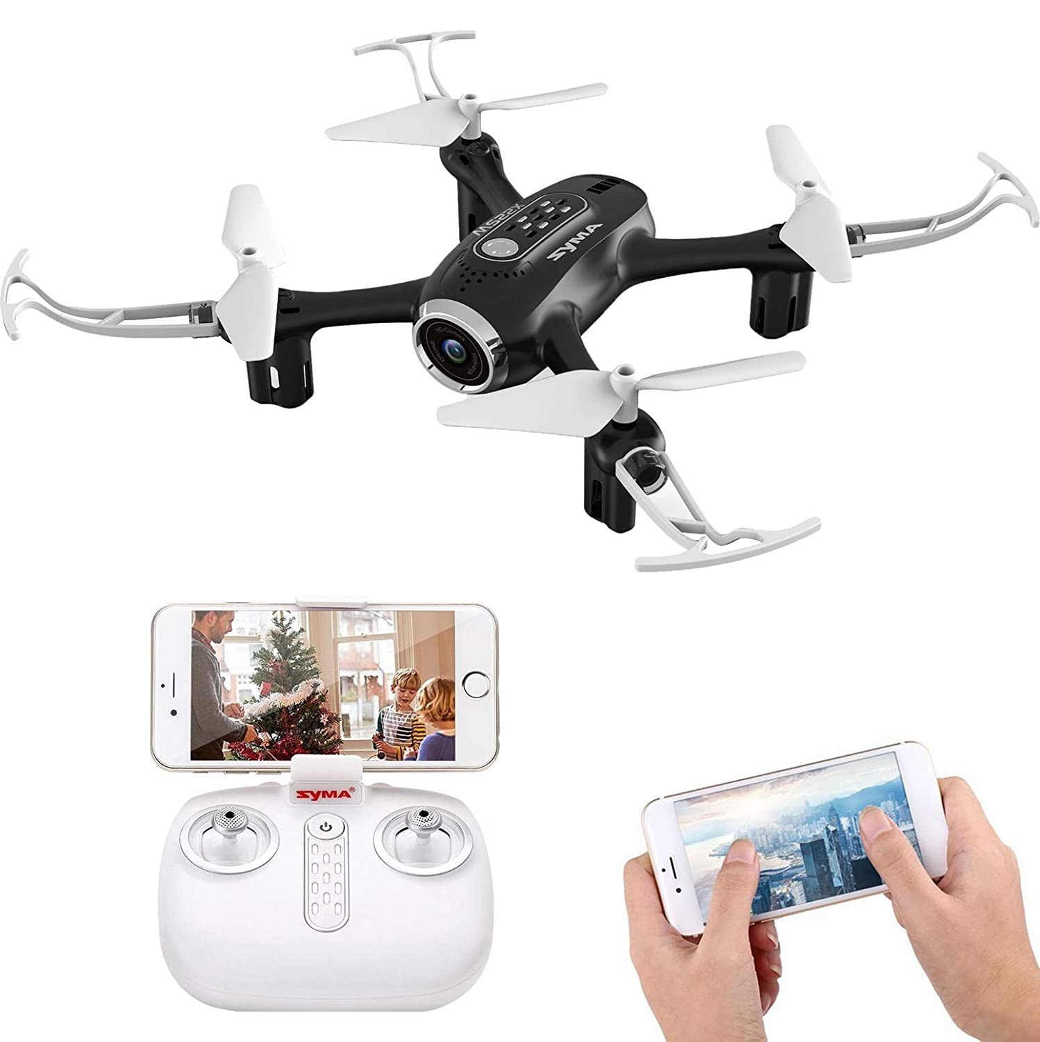 Syma X22SW FPV HD élőkép kamerás drón szett (fekete)